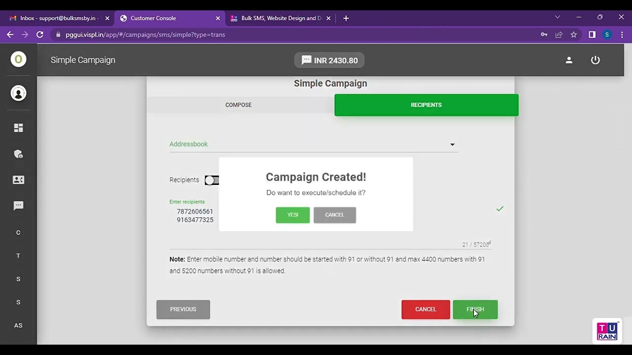 Omni Channel Bulk SMS Tutorial